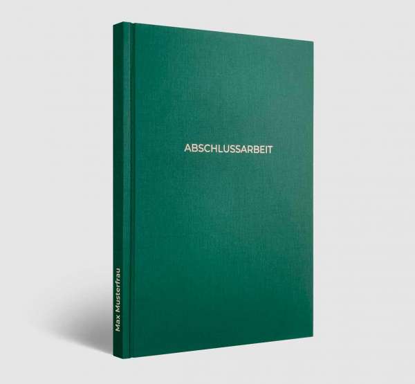 Hardcover deluxe dunkelgrün